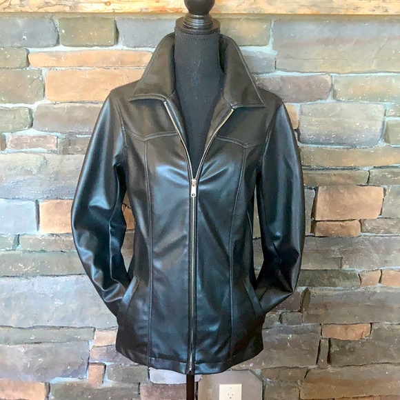 BB Dakota Jackets & Blazers - 🎈3/$15 BB Dakota Black Faux Leather Jacket